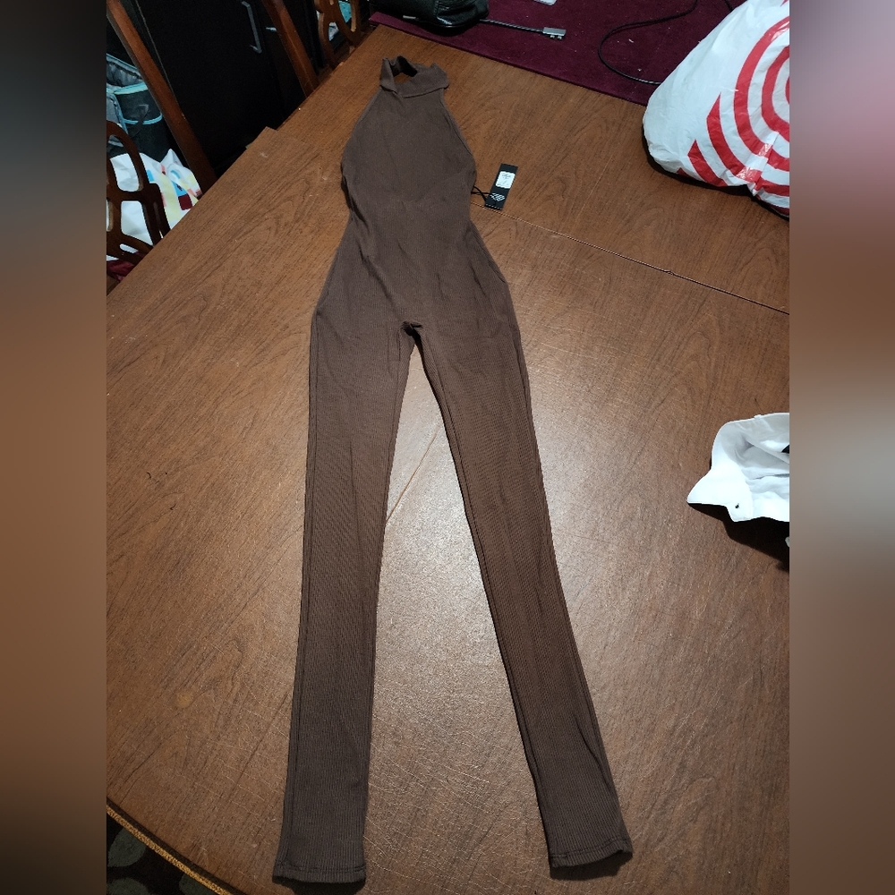 Fashion Nova Brown Women's Jumpsuit - Picture 1 of 11